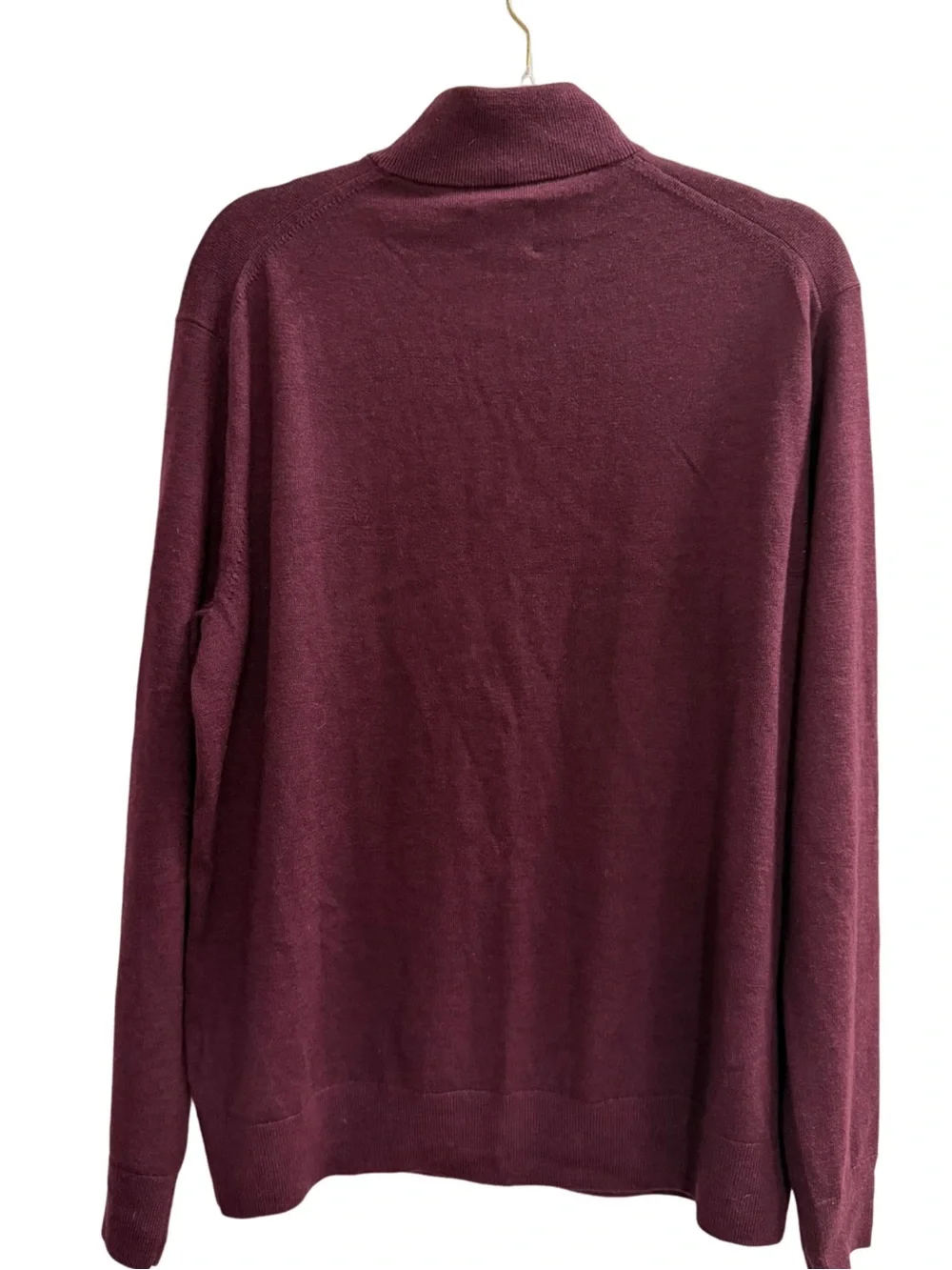 UNTUCKIT Belguardo Sweater Burgundy Size Large